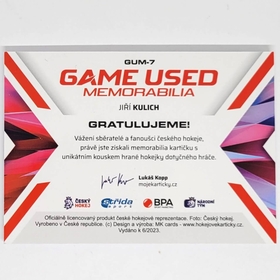 Jiří Kulich 2022/23 MK Národní tým GUM Stick 