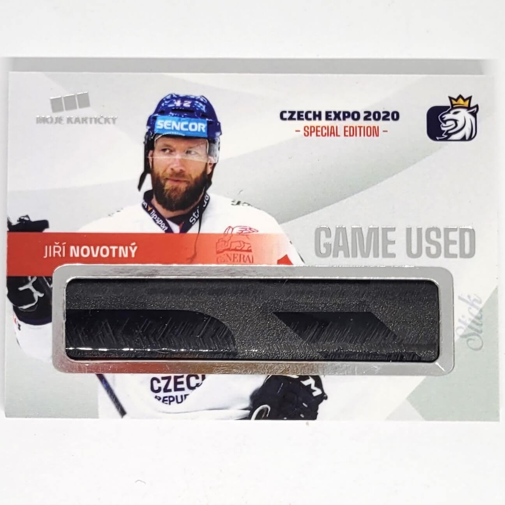 Jiří Novotný 2020 MK CZECH EXPO Game used stick - PROMO