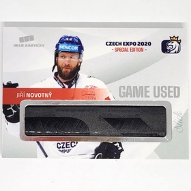 Jiří Novotný 2020 MK CZECH EXPO Game used stick - PROMO