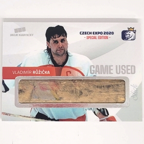 Vladimír Růžička 2020 MK CZECH EXPO Game used stick - PROMO