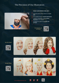 4-illustrators worlds monarchs trading cards