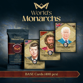 Worlds Monarchs base set banner - series 1