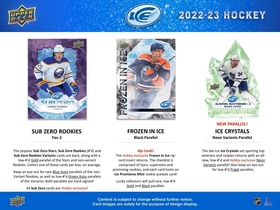  2022/23 UD Ice Hockey Hobby box