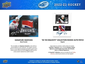  2022/23 UD Ice Hockey Hobby box