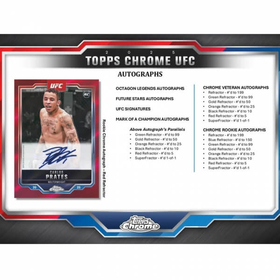 2025 Topps Chrome UFC Blaster box