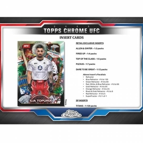 2025 Topps Chrome UFC Blaster box