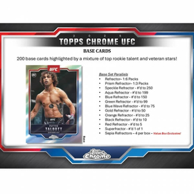 2025 Topps Chrome UFC Blaster box