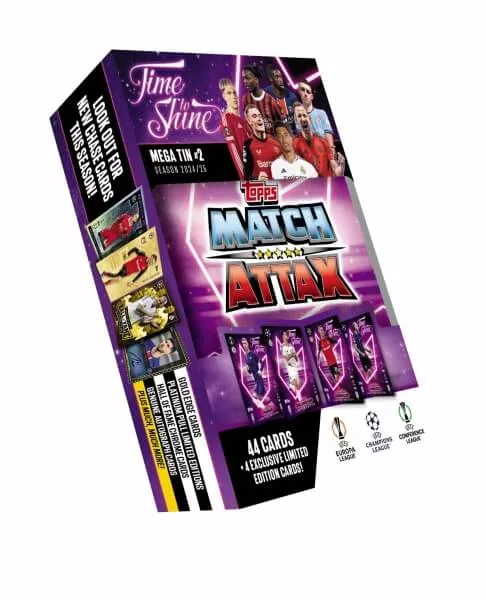 2024/25 Topps Match Attax Mega Tin - fialová