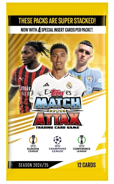  2024/25 Topps Match Attax Booster balíček