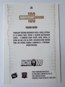 Oskars Batna 2025 MK 100 let na soutoku 