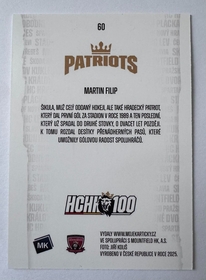 Martin Filip 2025 MK 100 let na soutoku