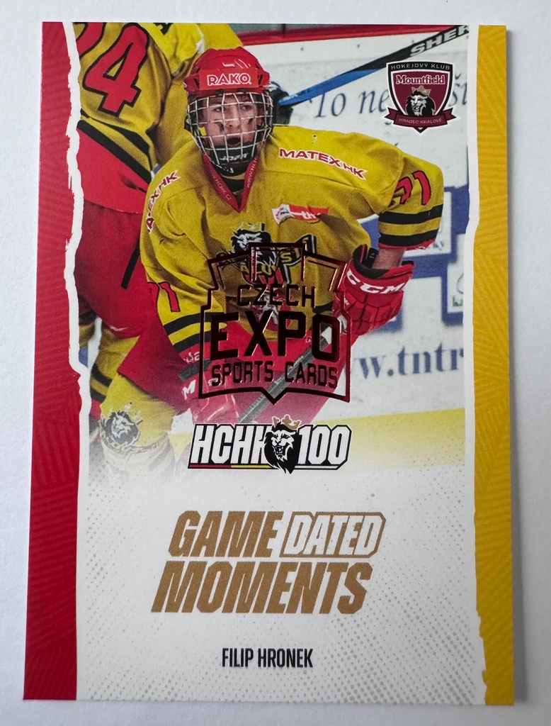 Filip Hronek 2025 MK 100 let na soutoku