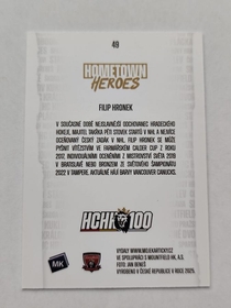 Filip Hronek MK 100 let na soutoku