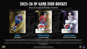 2025/26 UD SP Game Used Edition Hobby Box