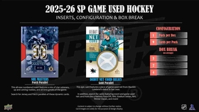 2025/26 UD SP Game Used Edition Hobby Box