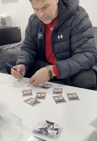 jaromir jagr private signing, podpis karticky