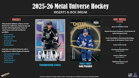  2025/26 UD Skybox Metal Universe Hobby box 
