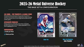 2025/26 UD Skybox Metal Universe Hobby box