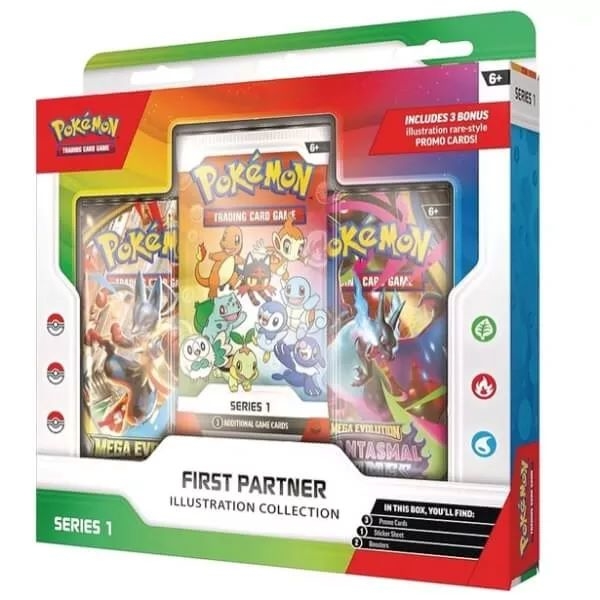 Pokémon First Partner Illustration Collection - Series 1