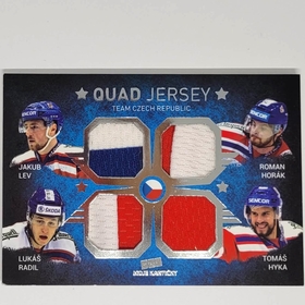Lev, Horák, Radil, Hyka 2015/16 MK QUAD PATCH PROMO xx/10