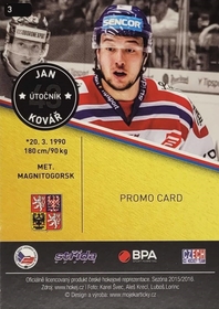 Jan Kovář 2015/16 MK Special Edition PROMO
