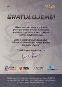 Aleš Hemský 2018/19 MK Národní tým GUM Stick
