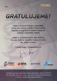 Petr Holík 2018/19 MK Národní tým GUM Stick