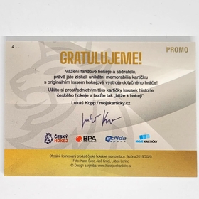 Jan Hejda 2019/20 MK Národní tým Stick- PROMO