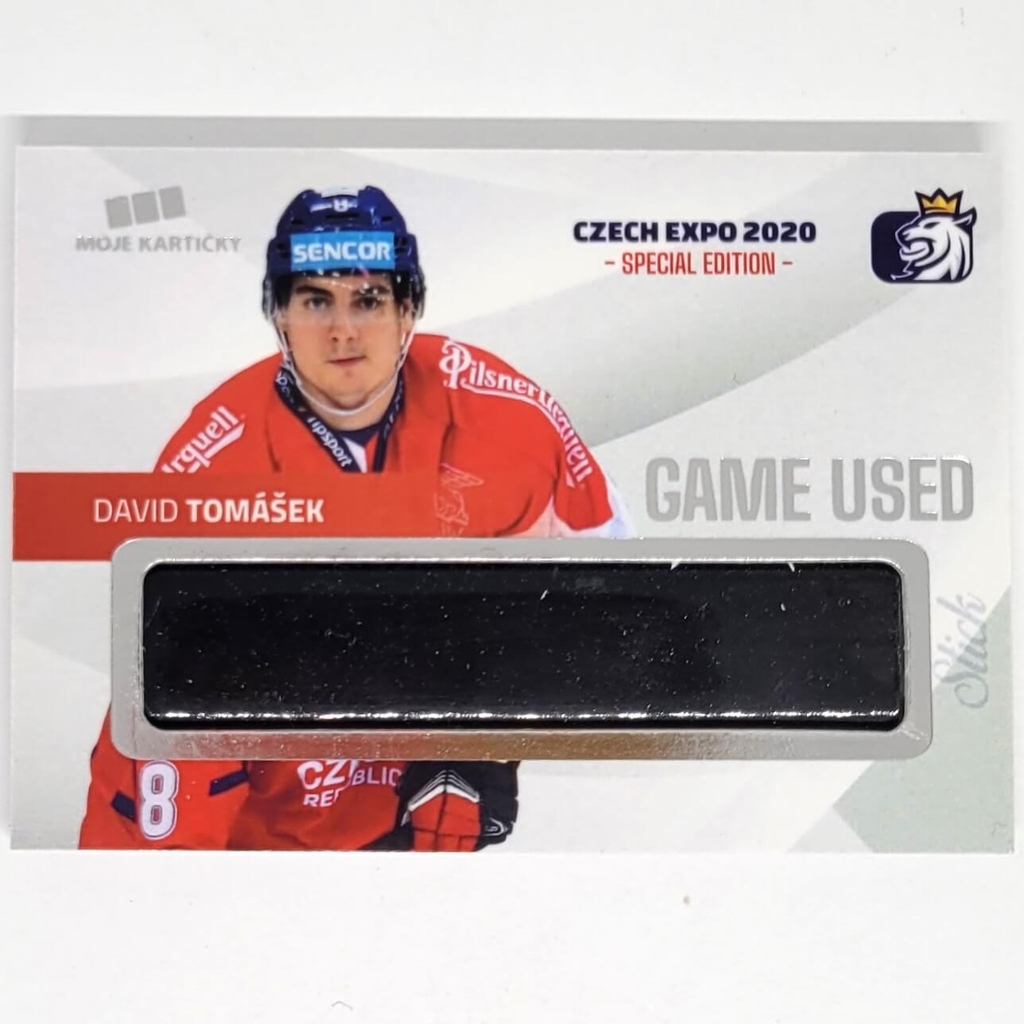 David Tomášek 2020 MK CZECH EXPO Game used stick - PROMO