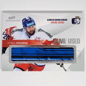 Hynek Zohorna 2020 MK CZECH EXPO Game used stick - PROMO