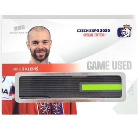 Jakub Klepiš 2020 MK CZECH EXPO Game used stick - PROMO