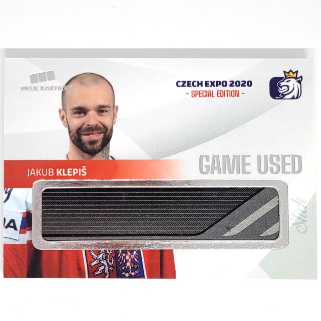 Jakub Klepiš 2020 MK CZECH EXPO Game used stick - PROMO