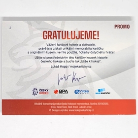 Martin Zaťovič 2020 MK CZECH EXPO Game used stick - PROMO