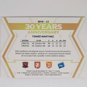 Tomáš Martinec 2024 MK Stadion znovu v akci - 30 years anniversary