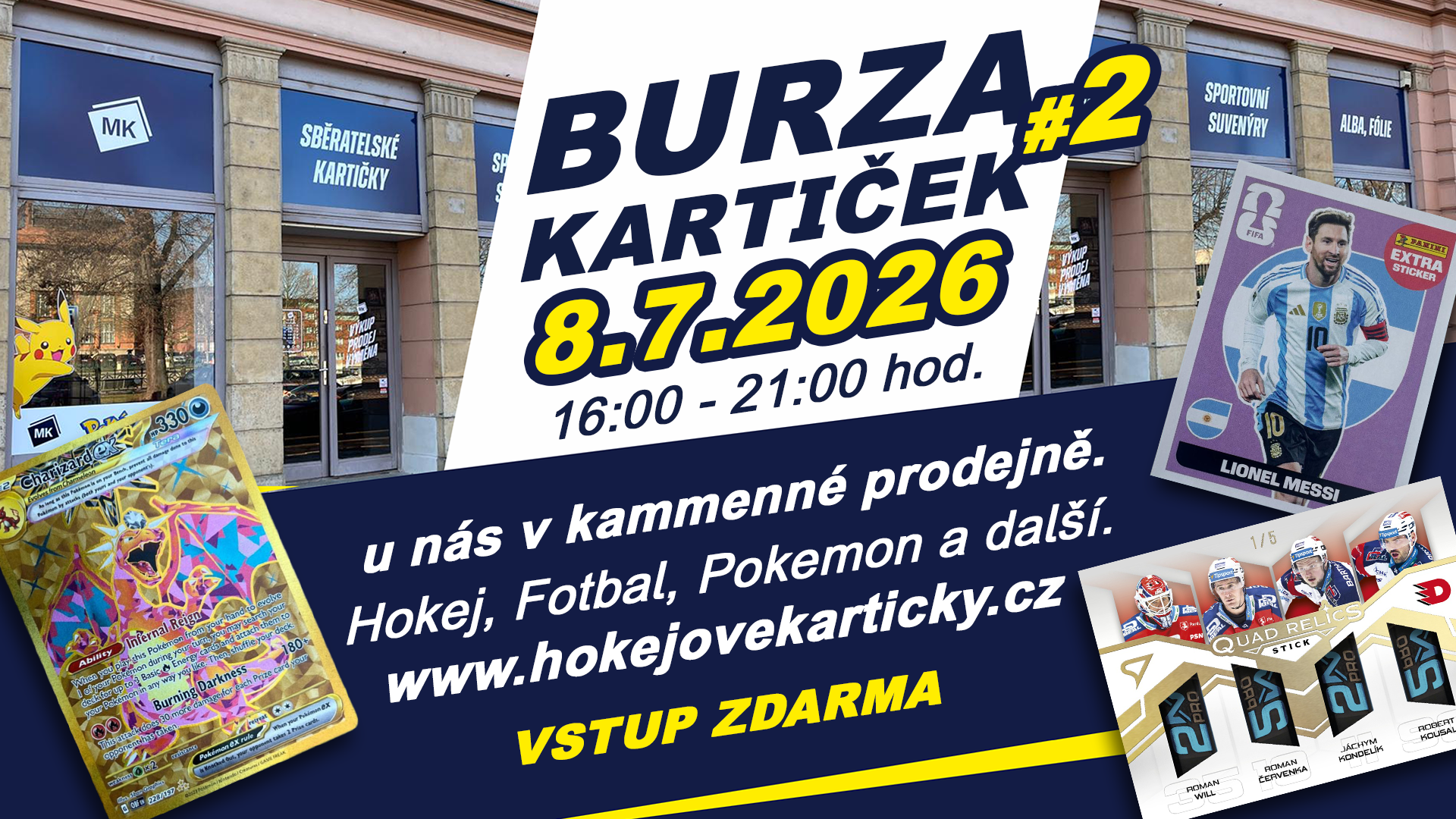 Burza kartiček v nové prodejně MK #2