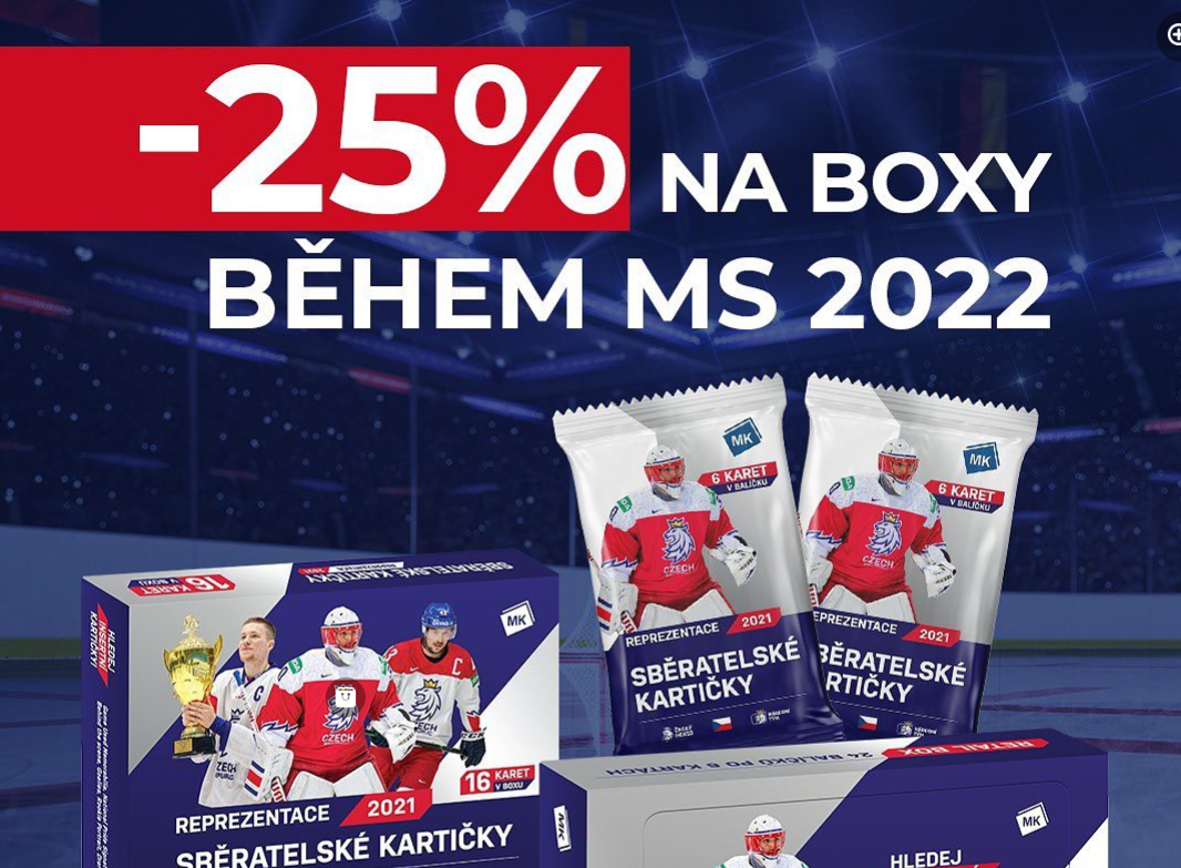 AKCE během MS – 25 % na loňské boxy!