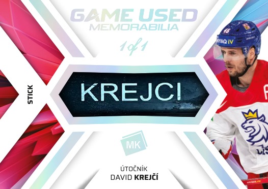 David Krejci 1of1 Game used stick
