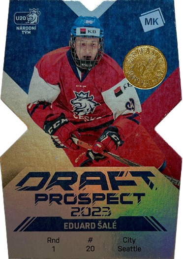 Eduart Sale draft prospect hockey cards 1of1