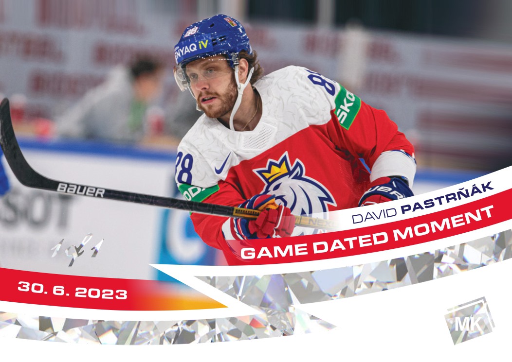 David Pastrnak czech team hockey card 1of1